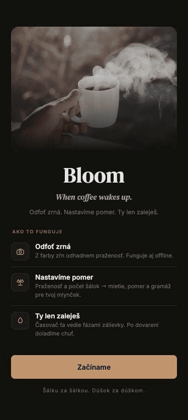 Bloom — postavené v Claude Code