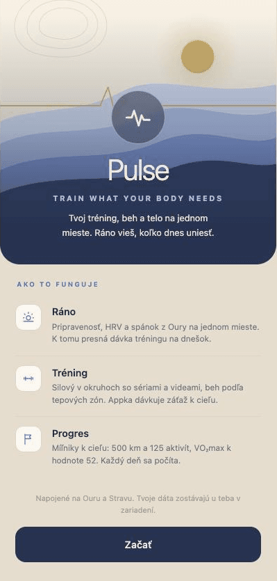 Pulse — postavené v Claude Code