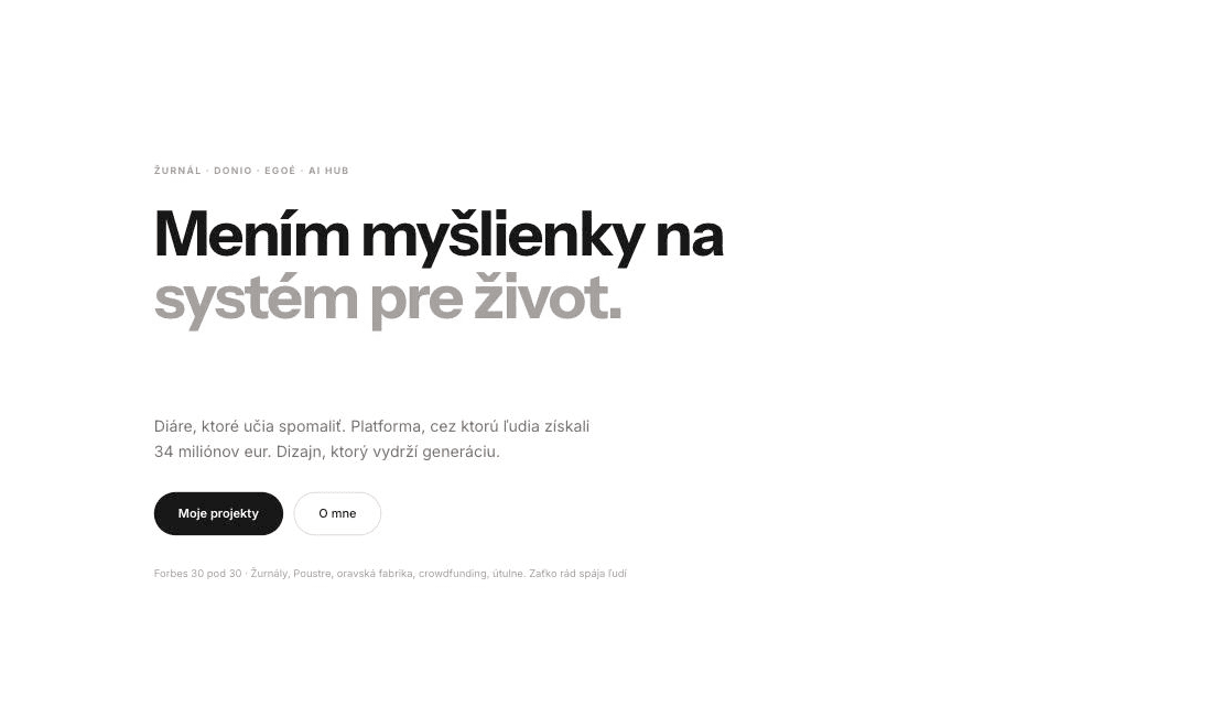 ivanzatko.com — postavené v Claude Code